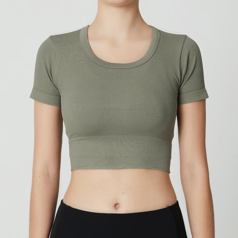 WEZHO Women's Yoga Short Sleeve Sports T-Shirt