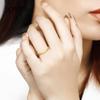 Women's Sand Gold Honeycomb Bracelet & Love Nest Ring, Copper-Plated 5G Imitation Gold Jewelry
