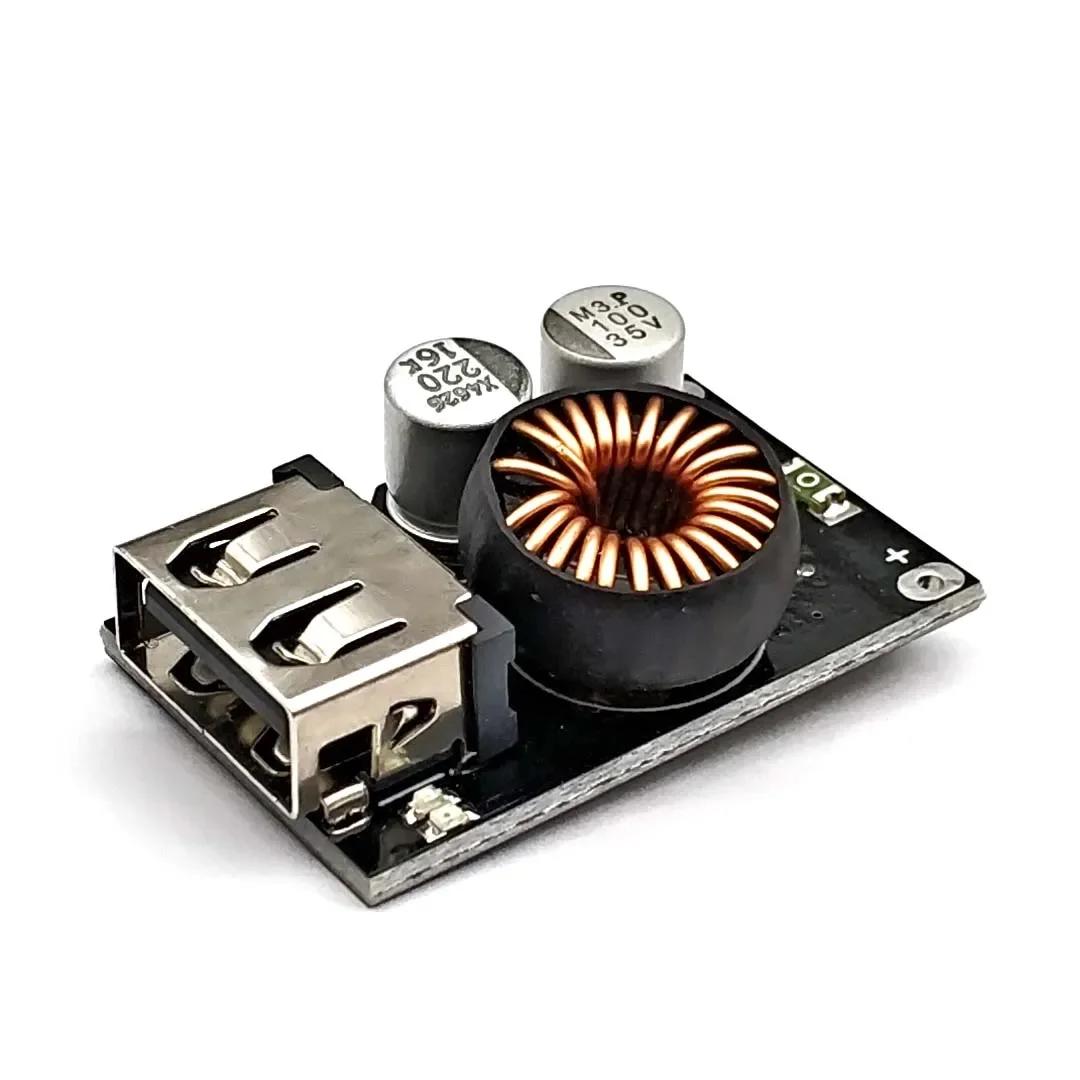 

USB QC3.0 QC2.0 USB DC-DC Понижувальний перетворювач Зарядний Модуль Понижувальний 6-32В 9В 12В 24В До Швидкої Зарядки Плата 5В Type 2
