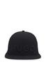 [HUGO] Stretch Cotton Cap with Logo Embroidery, Men's LXL, Black
