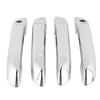 4 Sets Car Exterior Door Handle Cover Left Hand Drive Chrome Impact Proof Adhesive Installation