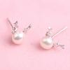 Fashion Antler Earrings For Women, Pure All The Way, Autumn And Winter Bead Earrings, Simple Ear Jewelry