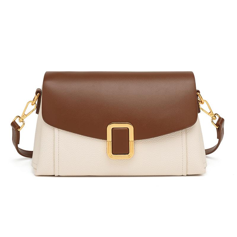 

Удобная для поездок на работу, Модная сумка под мышкой, Простая и нишевая сумка через плечо на одном плече, Маленькая квадратная сумка бежевый