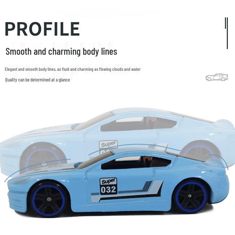 1:64 Diecast Alloy Cars - Set of 12 Boxed Models for Boys, Sliding Metal Car Toys