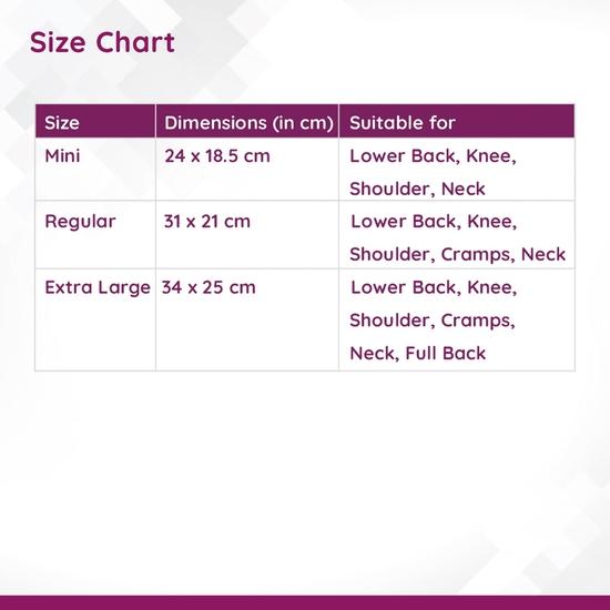 Flamingo Orthopaedic Electric Heating Pad | Heat Belt  | Heating Belt for Lower Back, Knee, Shoulder, Cramps, and Neck | Back Pain Relief | Mini