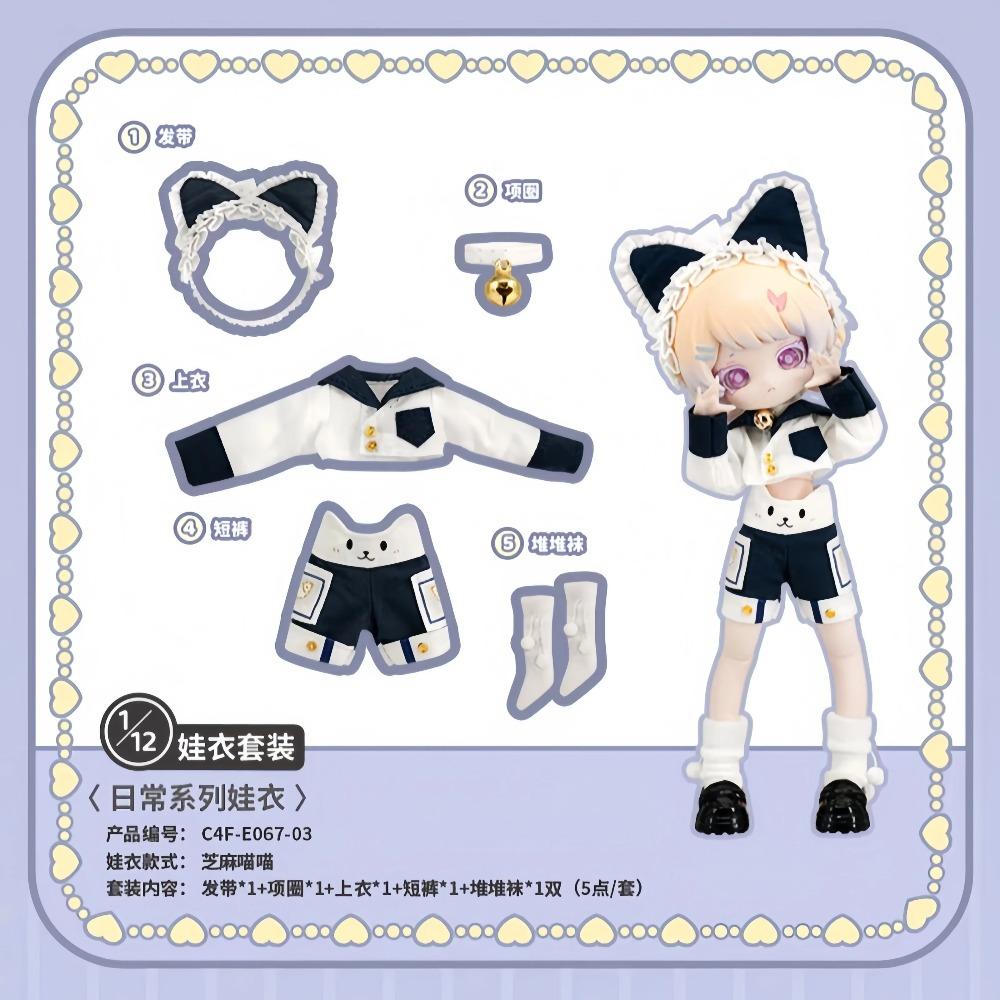 Come4free (Only Clothes) Bonnie Dress Penny Clothes 12 Points Bjd Doll Exquisite Cute Clothes Cool Third Weather Star Language