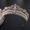 Elegant Modern Pearl Crystal Rhinestone Bridal Tiaras Crown for Women & Kids Wedding Prom Pageant Hair Accessory