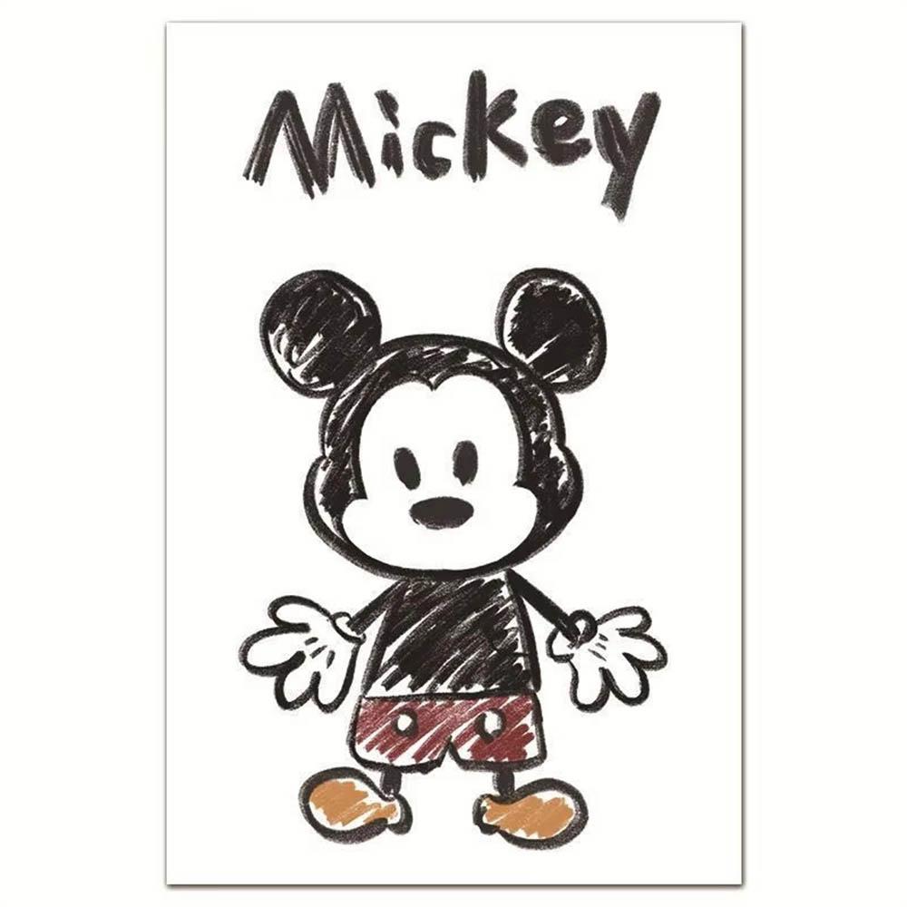 Disney Minimalist Style Donald Duck Daisy Mickey 5D Diamond Painting Full of Diamonds DIY Handmade Diamond Painting Cartoon Decoration Painting Kit