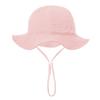 Cute Baby Cotton Bucket Hat - Printed Solid Color Sun Hat for 3-12M