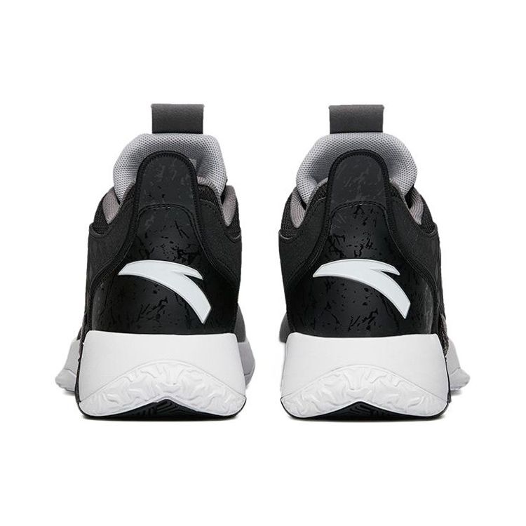 Anta Speedy Wear-Resistant Low-Top Basketball Shoes Men sneaker Black 112141606-2