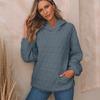 Women S Solid Color Pullover Hooded Sweatshirt With Pockets Casual