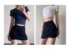 Shorts de Yoga de Cintura Alta para Mujer - Elevación de Glúteos, Fitness Deportivo, Estilo Transfronterizo