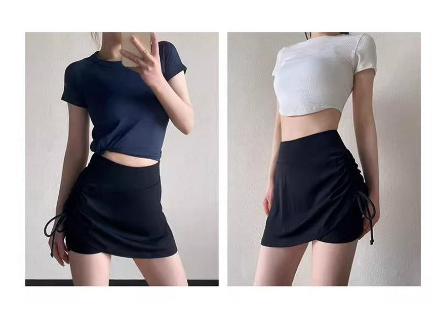 Shorts de Yoga de Cintura Alta para Mujer - Elevación de Glúteos, Fitness Deportivo, Estilo Transfronterizo
