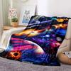 Space Room Galaxy Stars Blanket Ultra Lightweight Soft Plush Flannel Throws Blanket for Sofa Bed Couch Best Office Gifts