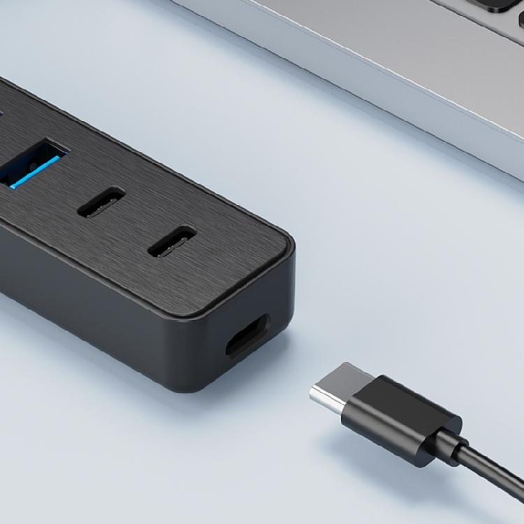 Plastic USB Hubs 4 Port USB3.0 USB2.0 Fast Speed Data Transfer Solution for Enhanceds Productivity In Work Environment