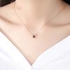 Necklace for Women, One Deer with You Projection of Versatile Collarbone Chain Trendy Antler Pendant Road Couple Commemorative Gift