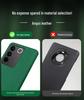 Vivo Nex3 Genuine Leather Half-Cover Protective Case with Litchi Pattern