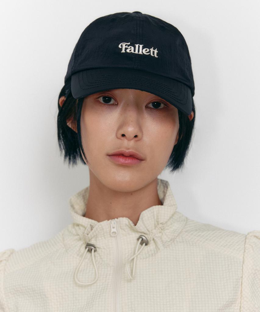 FALLETT Nylon Story Logo Ball Cap Black