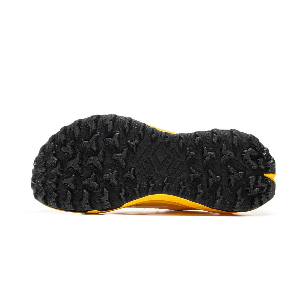 New LiNing De Lu Slip Resistant, Abrasion Resistant, Cushioning, Rebound Low Top Trail Running Shoes Women's Beige Yellow ARNV010-1