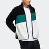 Adidas Neo Branded Logo Varsity Jacket Men Outerwear Black Han-Jade-White GU0840