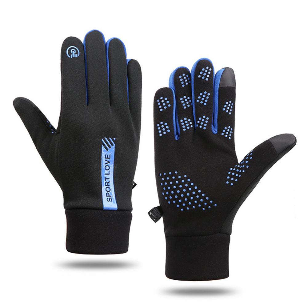 Ridding Gloves 1 Pair Chic Full Fingers Soft  Camping Skating Ridding Gloves for Adult