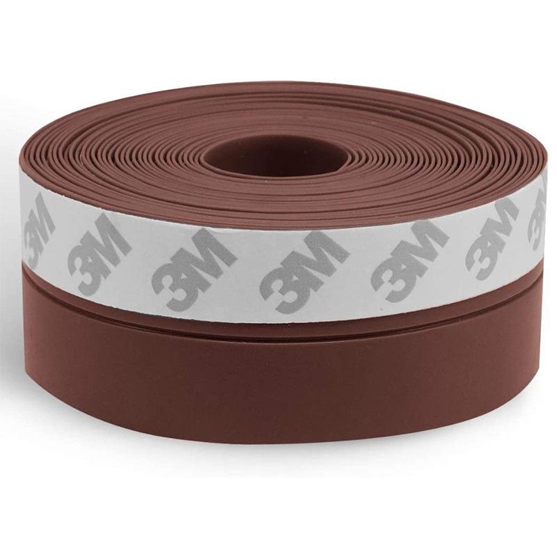 

3M Multi-Color Magnetic Door & Window Sealing Strip - 35mm Self-Adhesive Silicone for Glass Doors & Windows Transparent
