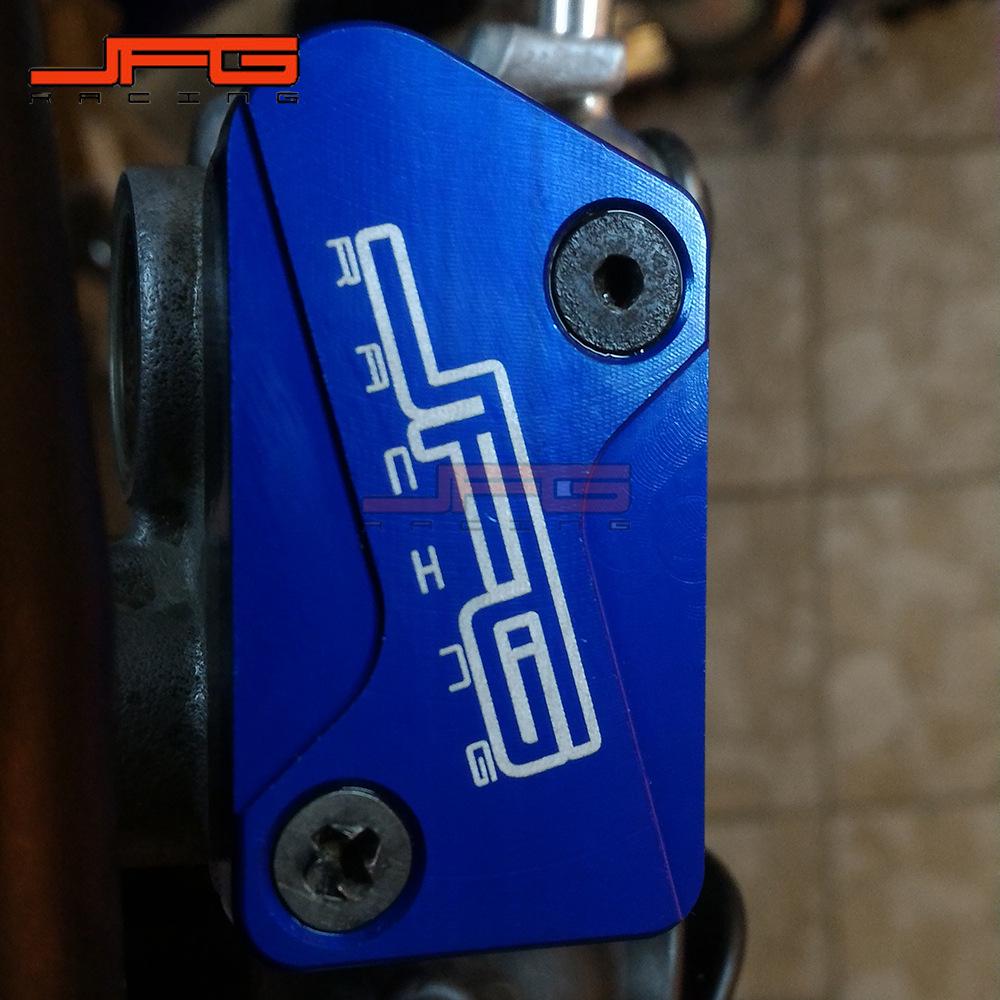 Aluminum Brake Master Cylinder Cover for YZ125X/YZ450FX - Decorative & Protective Motorcycle Accessory