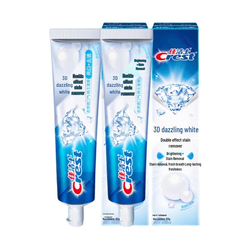 Crest 3D White Dual Action Whitening Toothpaste