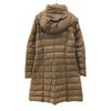 Herno Down Coat 40 Brown Beige Hood Women Used
