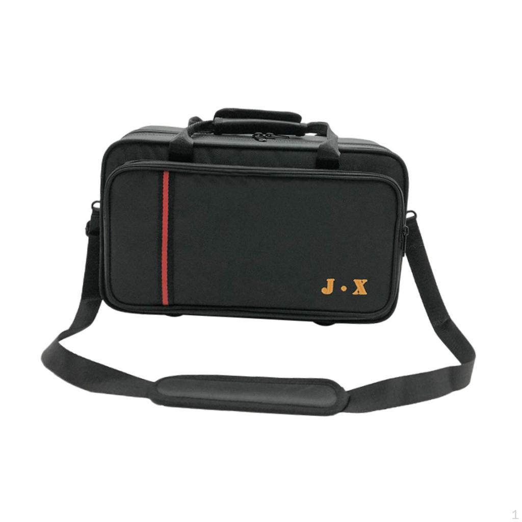 Clarinet Protective Case with Adjustable Straps And Exterior Pocket