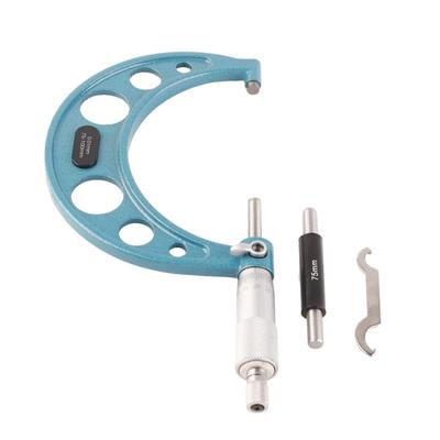 Zerodis Thickness Micrometer, Outside Micrometer, Microgauge, Portable Thickness Measuring Instrument, 0.01mm, Stainless Steel, Length/Diameter/Thickn