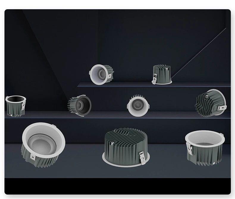 Anti-Fog Narrow Edge LED Downlight for Kitchen & Bathroom Ceilings