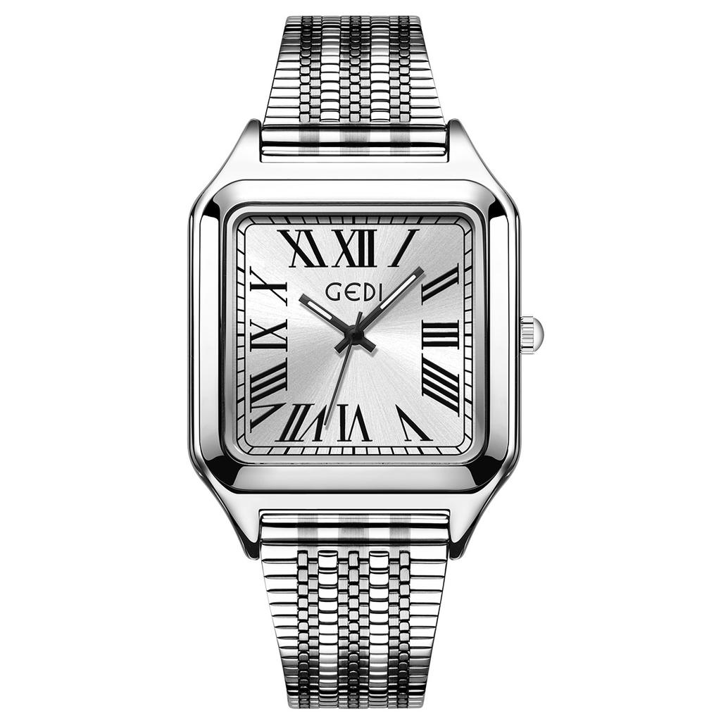 Light Luxury Small Square Watch, Simple Temperament Pointer Women'S Watch, Exquisite Fashion Niche Design, High-End Quartz Watch