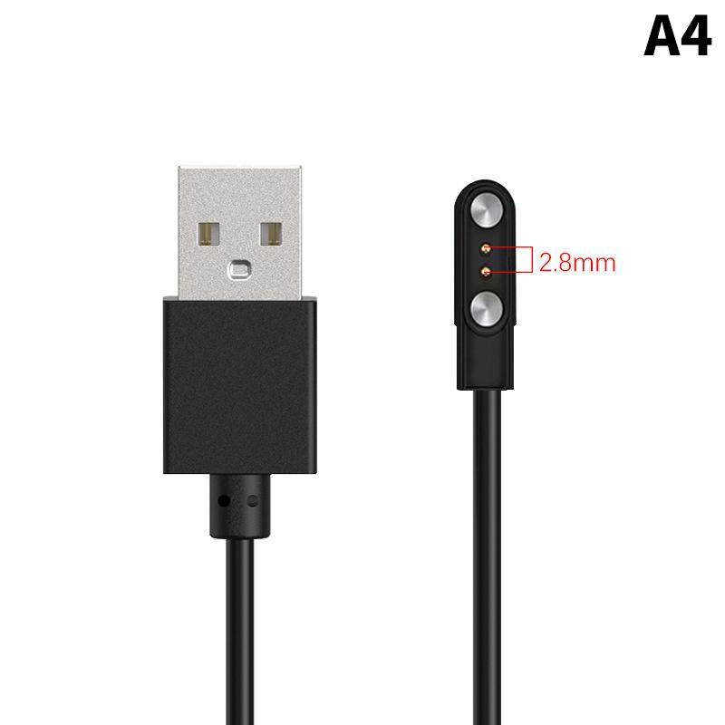 

2 контакта 4 контакта Док-станция для смарт-часов Магнитный адаптер зарядного устройства USB Кабель для зарядки Шнур для смарт-часов Провод для зарядки Аксессуары