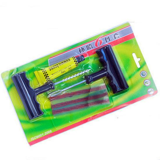 8-Piece Quick Car & Motorcycle Tire Repair Tool Set