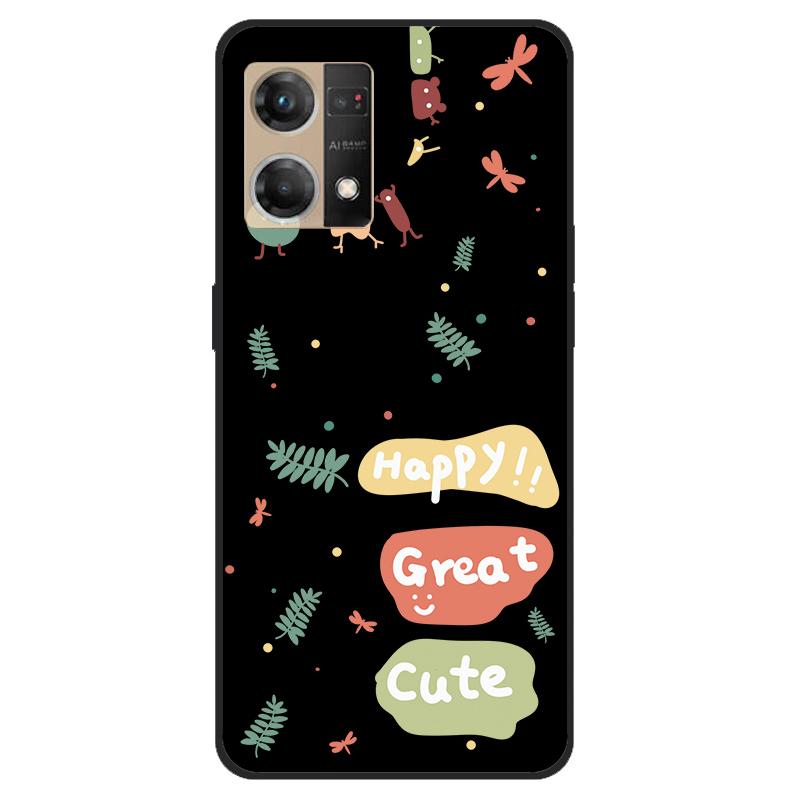 Für Oppo Reno7 4G Hülle CPH2363 Stoßfest Weiches Silikon TPU Rückseite für Oppo F21 Pro F21Pro Handyhüllen für Reno 7 4G Niedlich