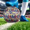 Pallone da Calcio Stampato Colombia Taglia 5 Resistente all'Usura Standard da Allenamento per Adulti Regalo per Appassionati per Partite Sportive Indoor Outdoor