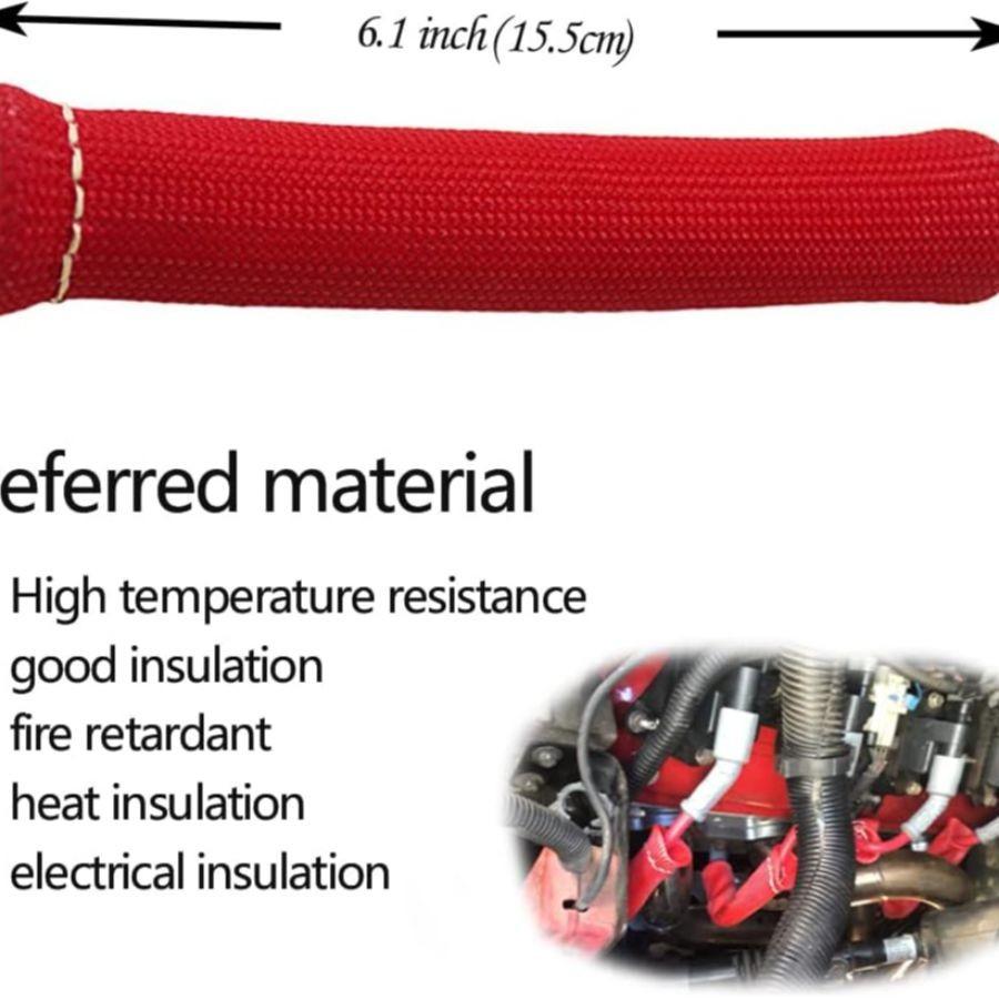 Thermal Protection ulator Sleeve, 1200 Degree Heat Shield Cover Wrap 6 Inch f