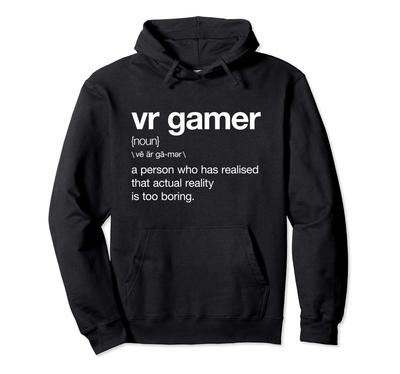 VR-Gamer-Definition – Lustige VR-Gamer-Definition, Virtual-Reality-Game-Hoodie