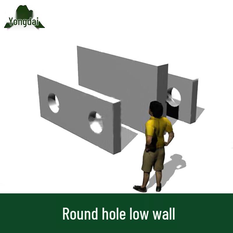 Yongdai Obstacle Course Round Hole Low Wall