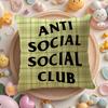Cool AANTI SOCIAL SOCIAL CLUB Pillow Case Pattern Printed Pillowcase for Living Room Sofa Cushion Cover  Bedroom Decor