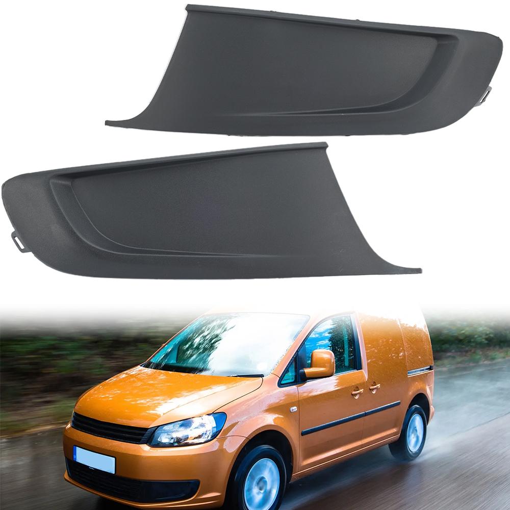 Für VW Caddy Touran 2011 2012 2013 2014 2015 Frontstoßstange Nebelscheinwerfer Rahmen Nebelleuchten Gitter Zierleiste Abdeckung ohne Loch Zubehör