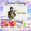 Michael Jackson 5D DIY Diamond Painting Custom Name Text, Full Drill Rhinestone Mosaic Art Home Gift