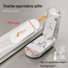 New 2/3/4 Tablets Pill Cutter Storage Box Tablet Dust-Proof Divider Small And Portable Suitable For Home And Daily Travel