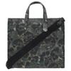 New COACH FieldTote Leather Tote Laptop Bag Tubas Men's Camouflage C5308-MWSZO