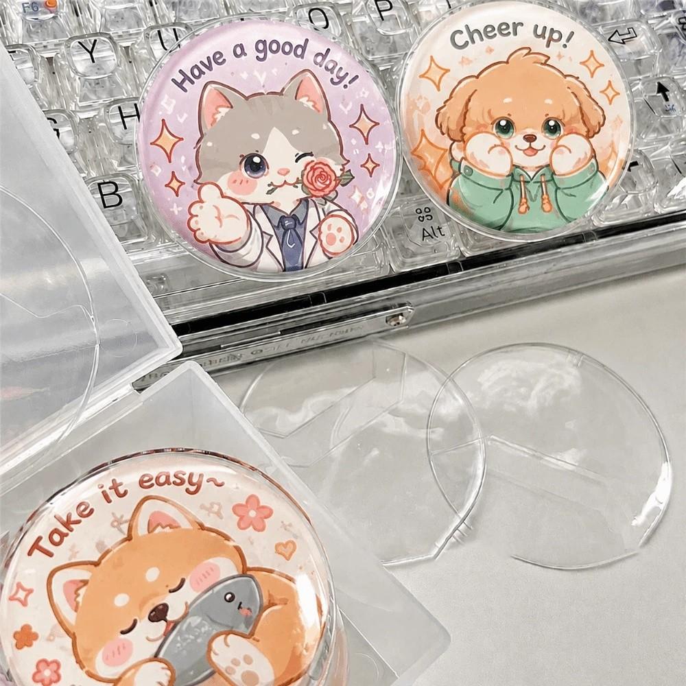 30PCS 63/70/83mm Anime Badge Sleeve High-Protection Badge Display Cover Anime Badges