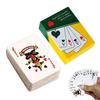 Mini Playing Cards Portable Tabletop Game Travel Poker Card Game for Kids Teens Adults Magicians Players Collectors Travelers