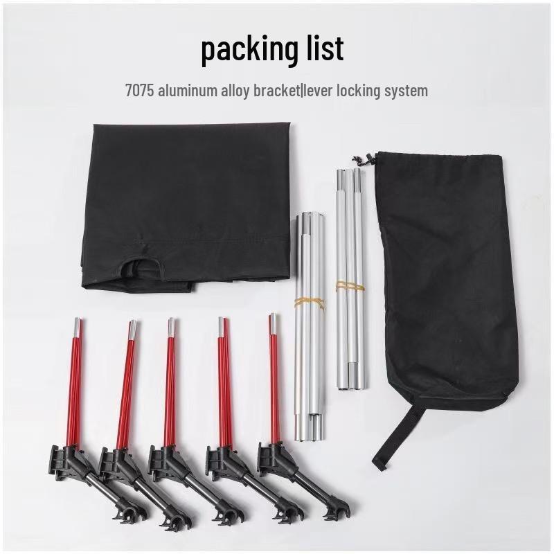 Portable Aluminum Folding Camping Cot for Outdoor, Beach, or Military Use