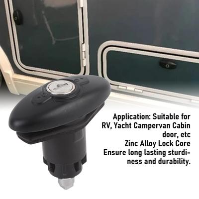 LKW-Kappe Schloss Multifunktional Zinklegierung LKW-Kappe Verriegelungsriegel für Wohnmobil Anhänger Campervan Garagentor Schrank
