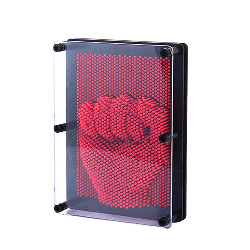 Timeless Funny Game 3d Clone Shape Pin Art Pinscreen Hand Mold Toy For Creative Fun